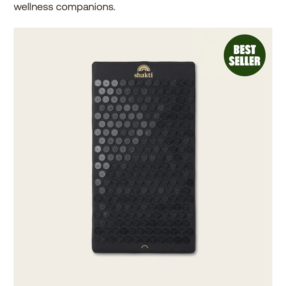 Shakti Black Acupressure Mat
